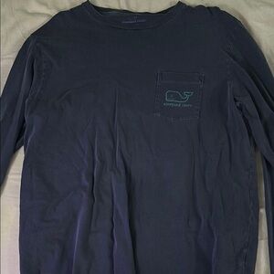 Vineyard Vines Navy Long Sleeve Shirt